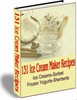 Thumbnail 131 Ice Cream Maker Recipes ( Master Resell Rights )