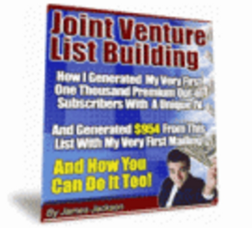 Product picture Joint Venture List Building ( Resell Rights )