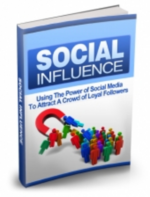 Product picture Social Influence ( Master Resell Rights )