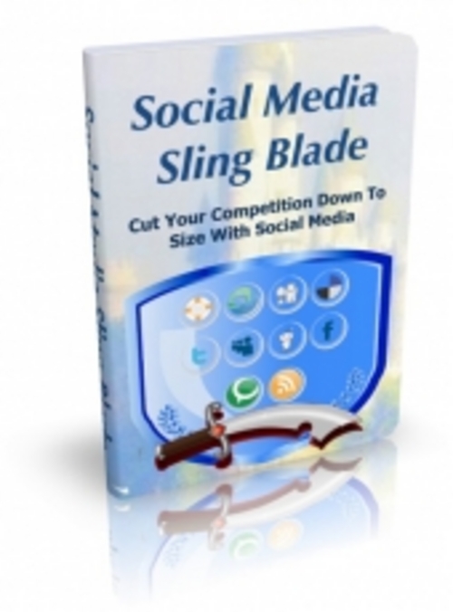 Product picture Social Media Sling Blade ( Master Resell Rights )