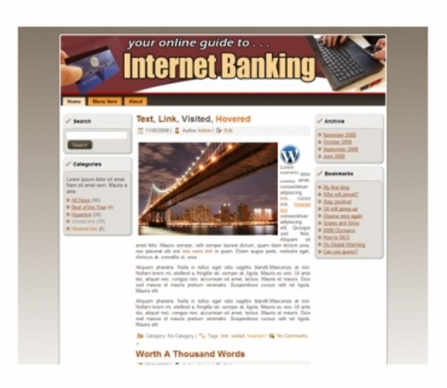 Product picture Internet Banking Templates ( Private Label Rights )