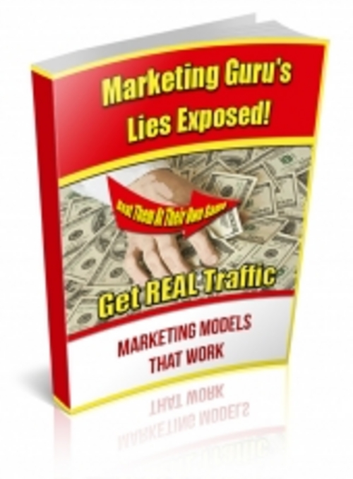 Product picture Marketing Gurus Lies Exposed ( Master Resell Rights )