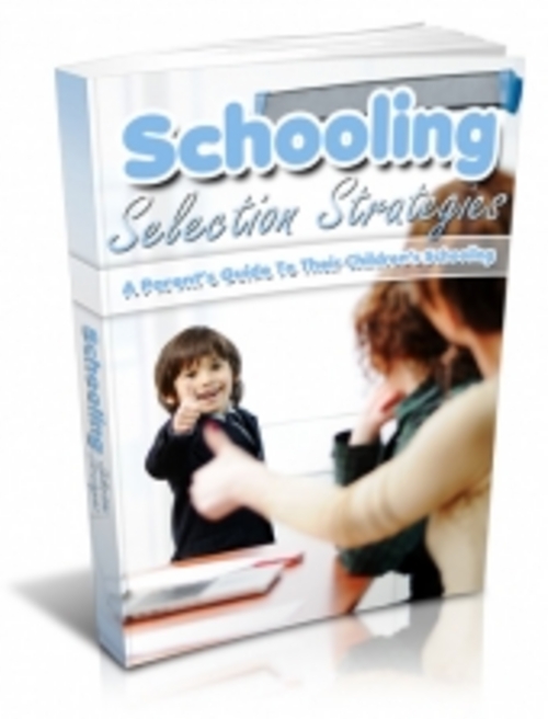 Product picture Schooling Selection Strategies ( Master Resell Rights )