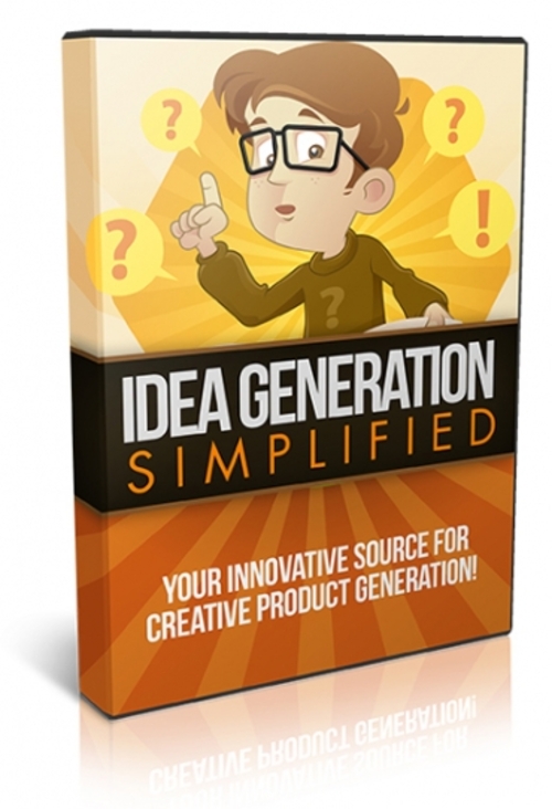 Product picture Idea Generation Simplified   ( Resell Rights )