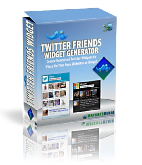 Product picture Twitter Friends Widget   ( Master Resell Rights )