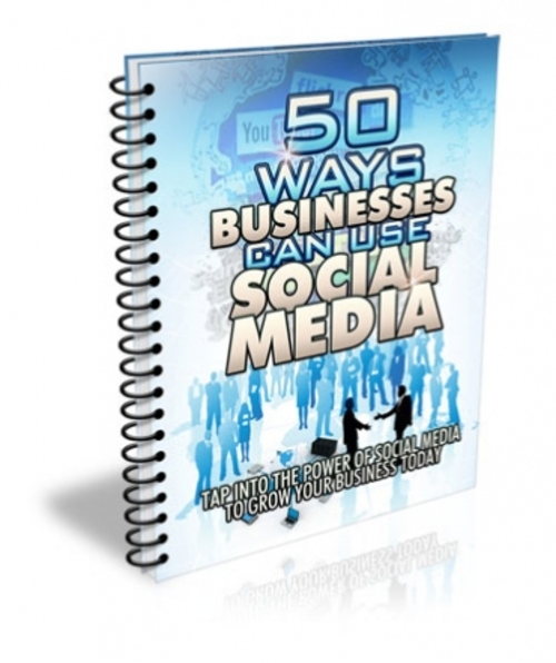 Product picture 50 Ways Businesses Can Use Social Media ( MRR )