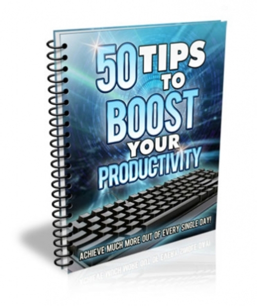 Product picture 50 Tips to Boost Your Productivity  ( Master Resell Rights )