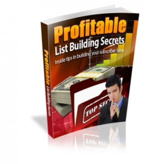 Product picture Profitable List Building Secrets  ( Master Resell Rights )