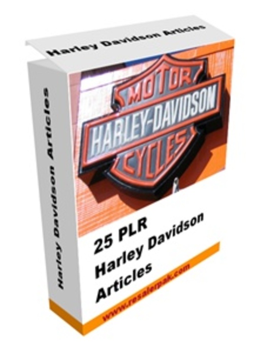 Product picture 25 PLR Harley Davidson Articles ( PLR )