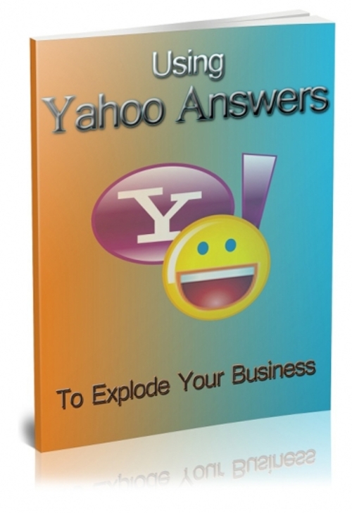 Product picture Using Yahoo Answers To Build Your   ( Master Resell Rights )