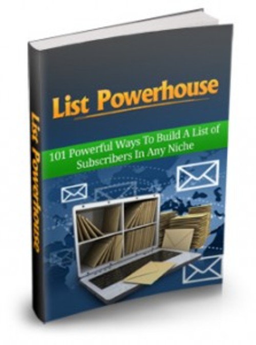 Product picture List Powerhouse  ( Master Resell Rights )