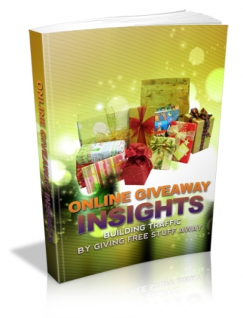 Product picture Online Giveaway Insights  ( Master Resell Rights )