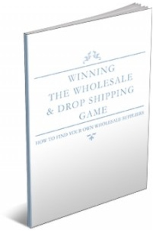Product picture Winning The Wholesale and Dropshipp ( Master Resell Rights )