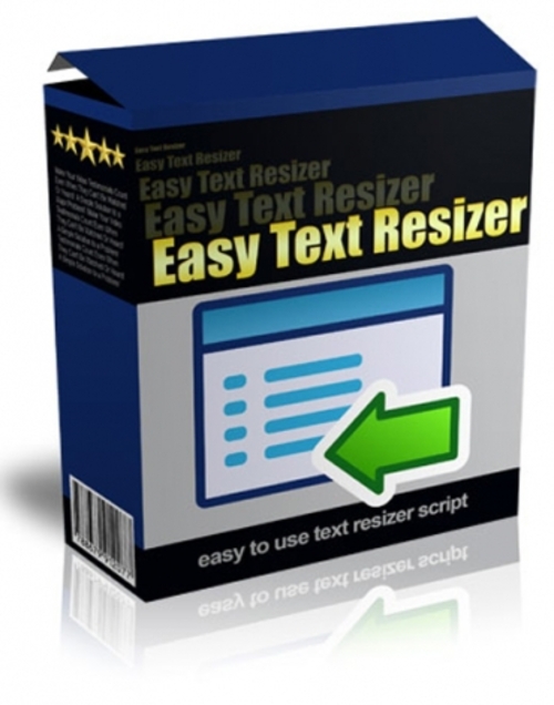 Product picture Easy Text Resizer  (MRR )