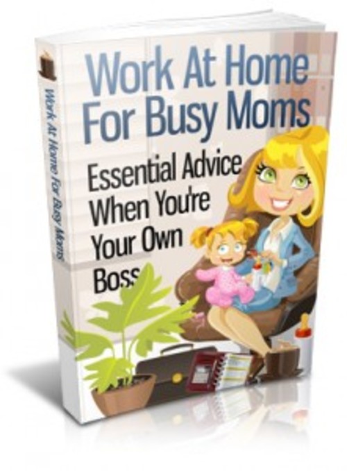 Product picture Work At Home For Busy Moms  (MRR )