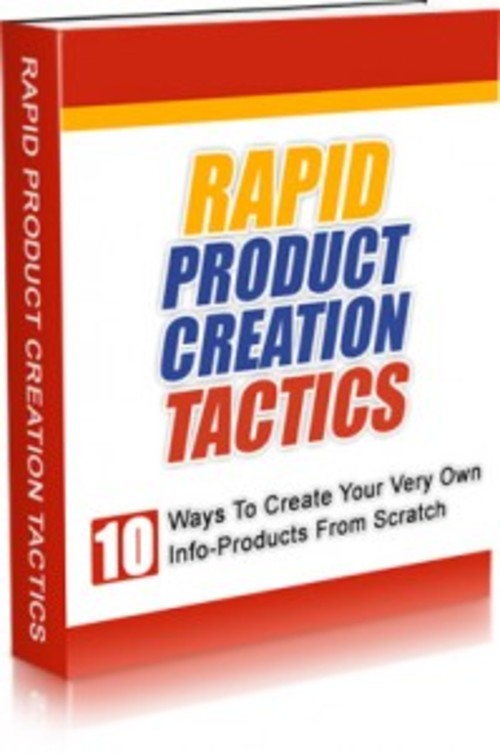 Product picture Rapid Product Creation Tactics  (MRR )