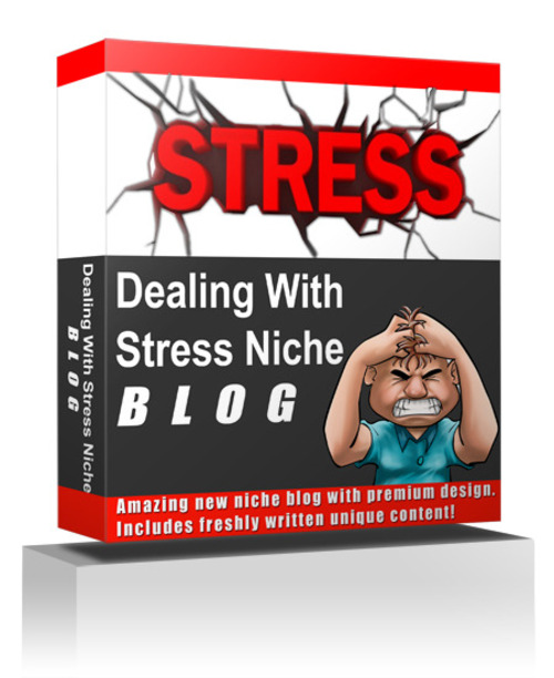 Product picture Dealing With Stress Niche Blog  (MRR )