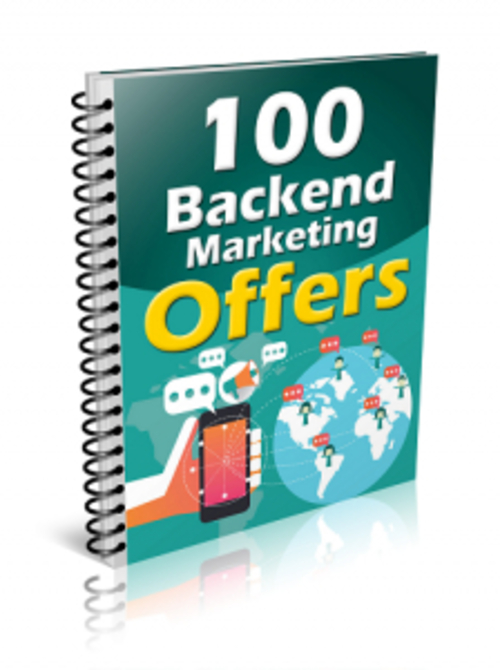 Product picture 101 Backend Marketing Offers ( MRR )